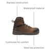 image:imageCAT Mens Accomplice Steel Toe Waterproof BootsReal Brown