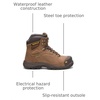 image:imageCAT Mens Diagnostic Waterproof SteelToe Work BootDark Beige