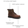 image:imageCAT Mens Second Shift Soft Toe Work BootDark Brown