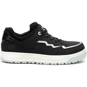 image:imageCAT Mens Streamline Court Composite ToeBlack NubuckSilver